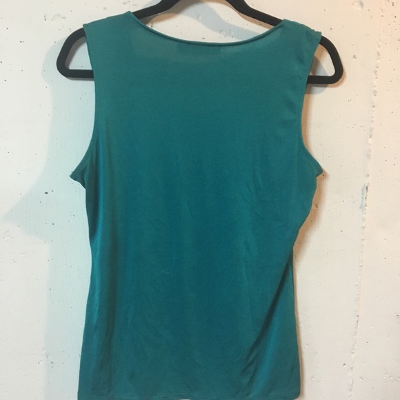 The Limited Shimmery Turquoise Tank Top - Picture 4 of 5